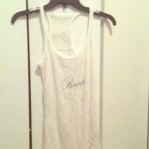 White “bride” tank